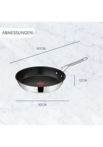 Tefal Jamie Oliver Cook's Classics Kızartma Tavası 28 Cm, İndüksiyon Tavası, Yapışmaz Kaplama, İdeal Kızartma Sıcaklığında Termal Sinyal, Fırına Dayanıklı, Paslanmaz Çelik Tava, Perçinli Sap, E3060635 Siyah Tefal Jamie Oliver Cook's Classics Kızartma Tavası 28 Cm, İndüksiyon Tavası, Yapışmaz Kaplama, İdeal Kızartma Sıcaklığında Termal Sinyal, Fırına Dayanıklı, Paslanmaz Çelik Tava, Perçinli Sap, E3060635 Siyah