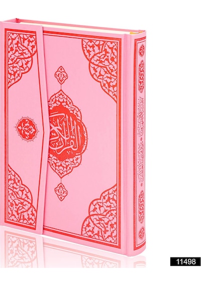 Merve Yayınları Kur'an-ı Kerim Bilgisayar Hatlı Pembe Renk Orta Boy