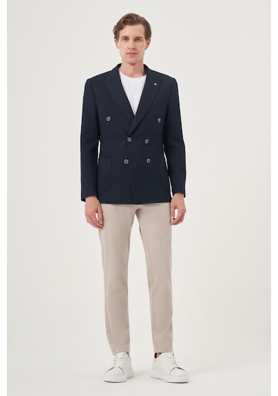 Morven Erkek Lacivert Poliviskon Kruvaze Desenli Slim Fit Sivri Yaka Ceket 25ms002022200 Lacivert Morven Erkek Lacivert Poliviskon Kruvaze Desenli Slim Fit Sivri Yaka Ceket 25ms002022200 Lacivert