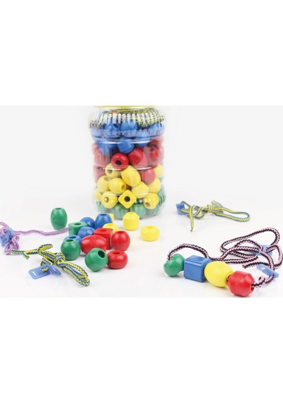 Plastik İpe Boncuk Dizme