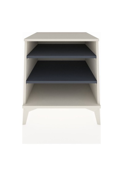 Kronos Komodin 2 Raflı 60x59x64 Aytaşı-antrasit Aytaşı