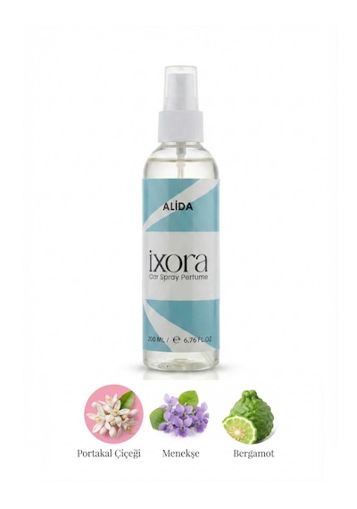 Oto Parfüm Alida - Portakal Çiçeği Menekşe - Sprey Araç Kokusu 200 Ml