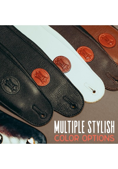 Levy's Leathers Mss2-4-wht Deri Gitar Kayışı