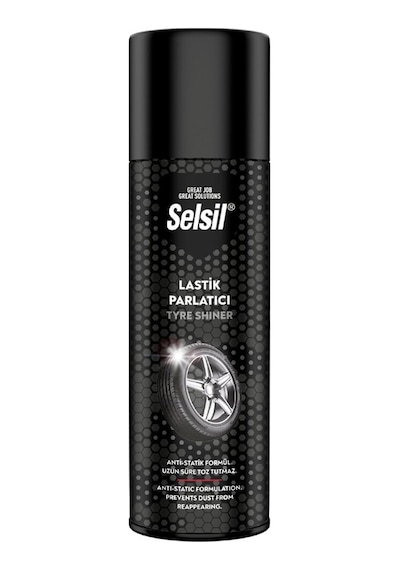 Selsil Tas-018 Oto Ve Araç Lastik Parlatıcı Ve Temizleyici Sprey 500ml
