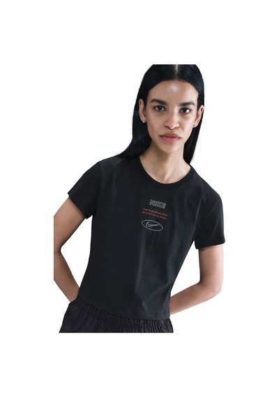 Nike Sportswear Classics Plus Womens Graphic T-shirt Kadın Tişört Siyah