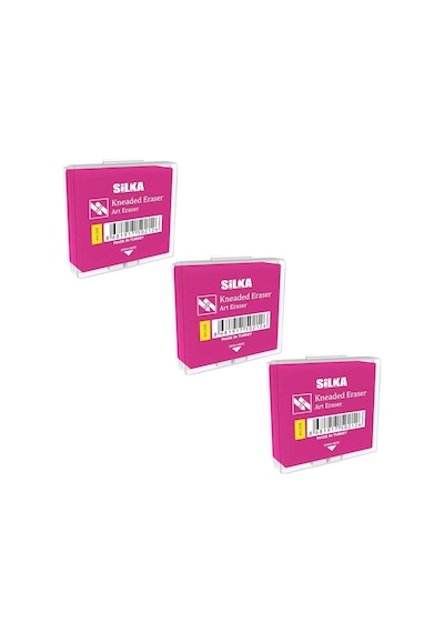 Silka Hamur Silgi Neon Renk Art-26r 3 Adet