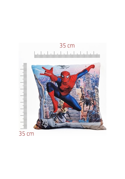Gökyüzünde Spiderman Yastık - Örümcek Adam Yastık Çocuk Yastık Spiderman Kırlent