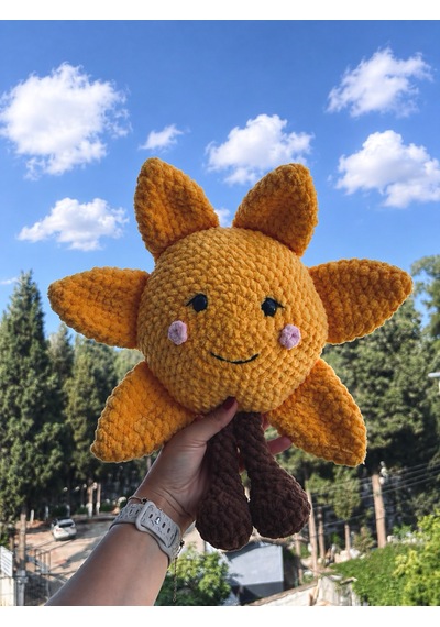 Sunny Peluş Oyuncak Kahverengi - Sarı