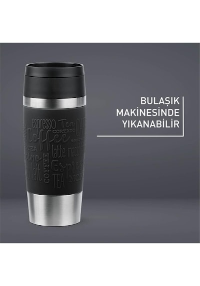 Travel Mug Termos Siyah - 0.36 L 001 Siyah