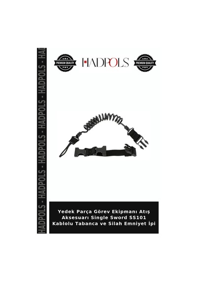 Yedek Parça Görev Ekipmanı Atış Aksesuarı Single Sword Ss101 Kablolu Tabanca Ve Silah Emniyet İpi