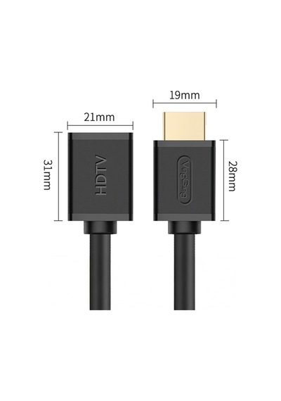 4k 60hz Dişi Erkek Hdmı 2.0 Uzatma Kablosu 1 Metre Diger