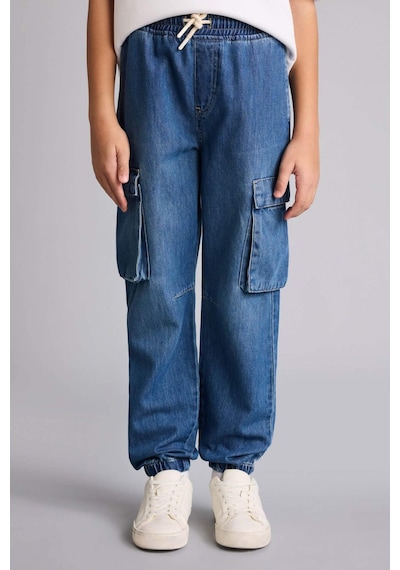 Defacto Jogger Fıt Jean Pantolon Erkek Çocuk F9711a826spnm28 Mavi-nm28