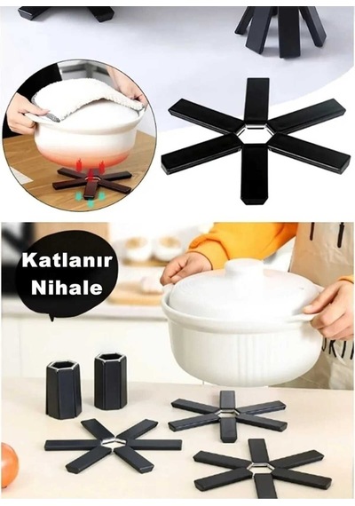 Nihale Katlanabilir Isıya Dayanıklı Tencere Caydanlık Nihalesi Diğer