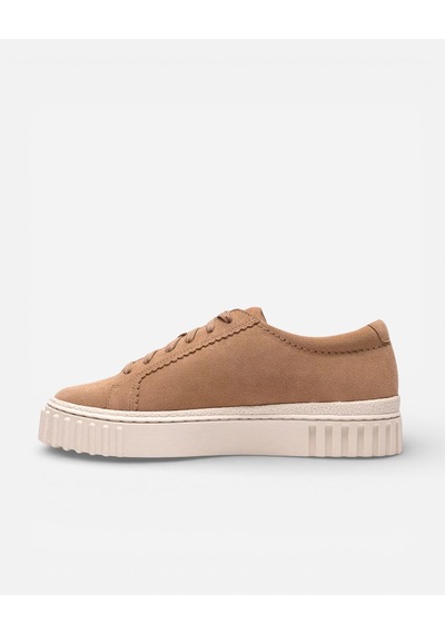 Clarks Mayhill Walk Beige Suede Kadın Bej Günlük Ayakkabı 26186005