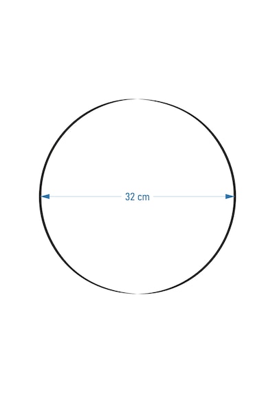 Vilinze Hasır Jüt İp Supla / Amerikan Servis - 32 Cm 2 Adet