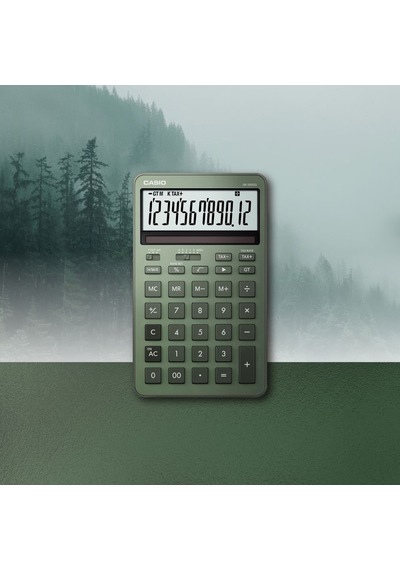 Casio Jw-200dq-gn-w-dp Hesap Makinesi Desktop Gri - Siyah