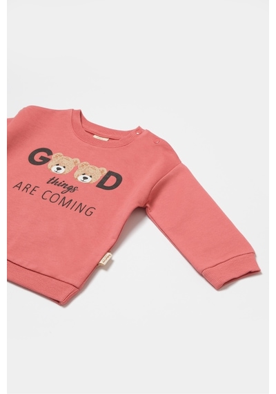 BabyCosy Organik Sweatshirt & Pantolon Takımı 001
