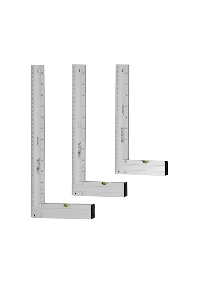 Venoa Master Alüminyum Marangoz Gönye Cetvel Su Terazili 350 Mm