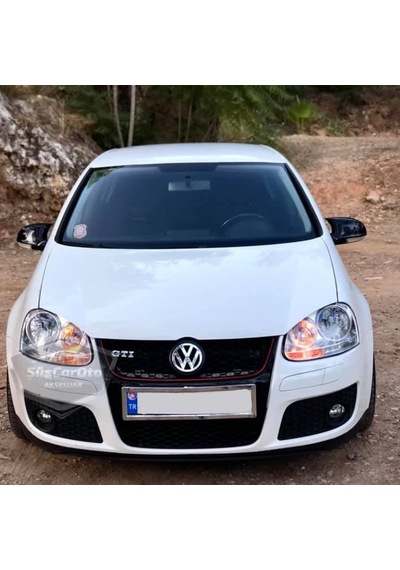 ŞüsCarOto Vw Golf 5 2003-2009 Batman Yarasa Ayna Kapağı Piano Black ABS Plastik (00)