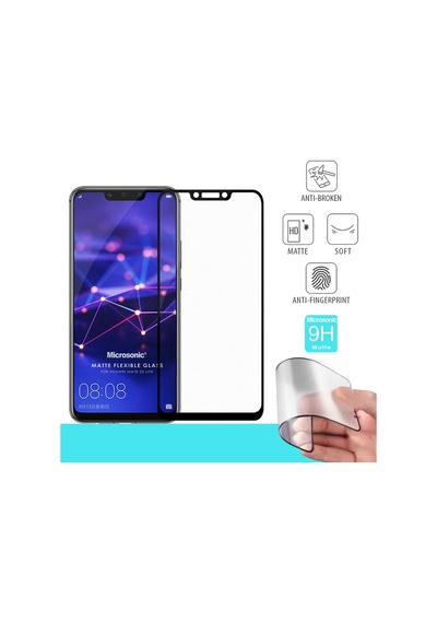 Microsonic Huawei Mate 20 Lite Seramik Matte Flexible Ekran Koruyucu Siyah