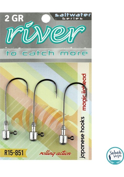 River Magic Jig Head 3/0 2gr 3 Adet 3/0