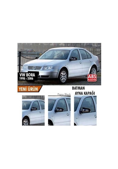 Volkswagen Bora Yarasa Ayna Kapağı Abs Plastik Batman Piano Black