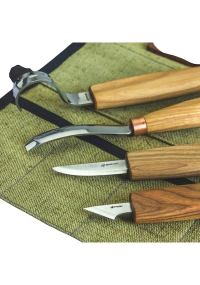 Beavercraft S48 Kaşık Ve Detay Oyma El Aletleri Seti, 4 Parça 72037336