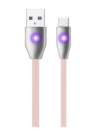 Linktech K486 Type-C Led Işıklı 1.2Mt Yassı Şarj Ve Data Kablosu (402787993)