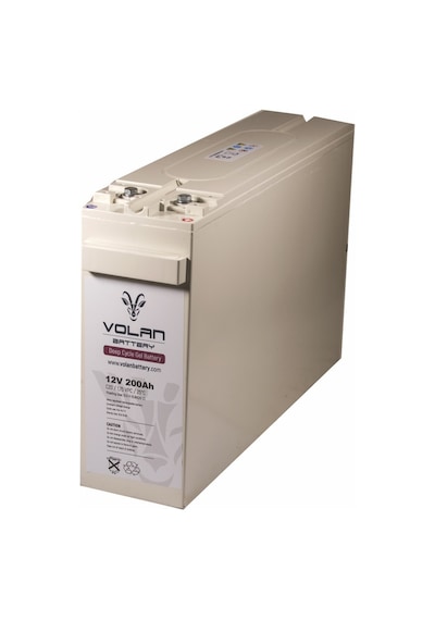 12 Volt 200 Amper Jel Akü Deepcycle Derindöngü