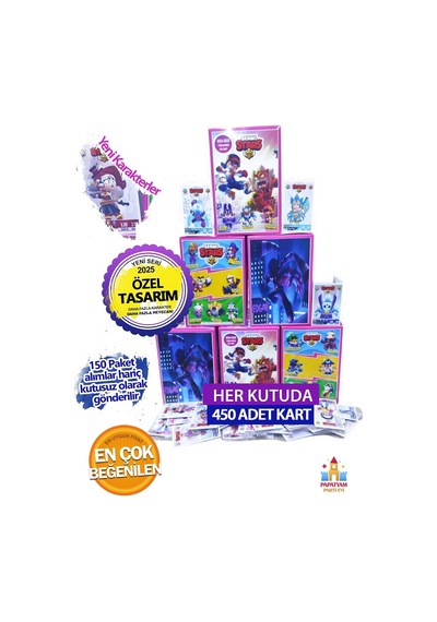 Brawl Stars Oyun Kartı - 150 Paket Kutulu, Efsane 42. Seri İle Kazanın