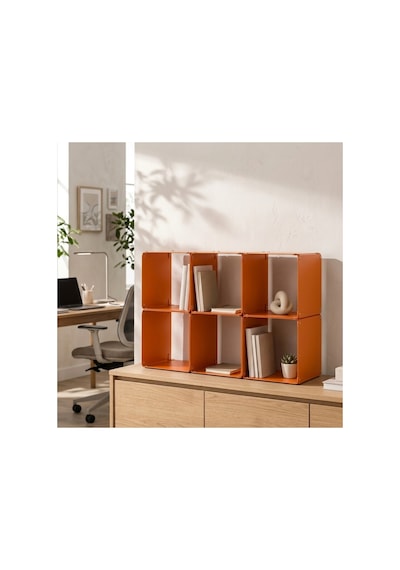 Node 6'lı Modüler Metal Açık Raf Ünitesi Konsol Ve Masaüstü Kitaplık 50x33 Cm Turuncu - 944245501 Turuncu Node 6'lı Modüler Metal Açık Raf Ünitesi Konsol Ve Masaüstü Kitaplık 50x33 Cm Turuncu - 944245501 Turuncu