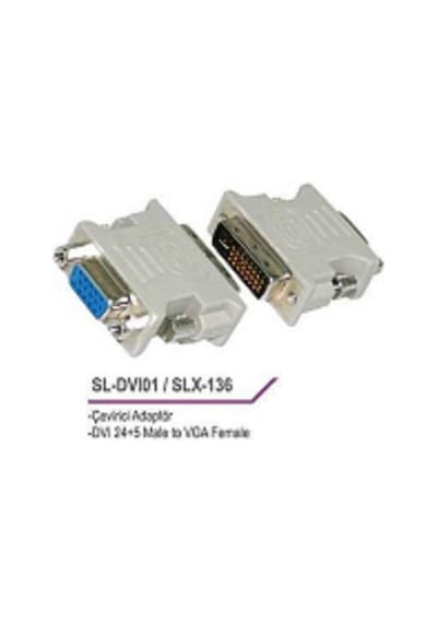 Dvi Erkek (24+5) To Vga 4701A Dönüştrücü Çevirici Dişi Aparat Ada