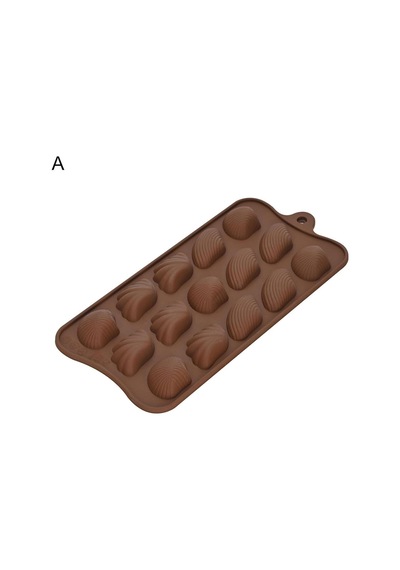 Silikon Yaprak Desenli Çikolata Kalıbı Goldcakes
