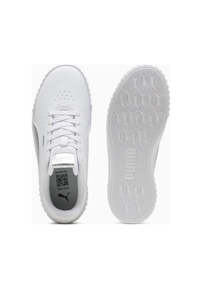 Puma Carina 3.0 Metallic Whisper Kadın Sneakers Spor Aayakkabı 40451101 Beyaz