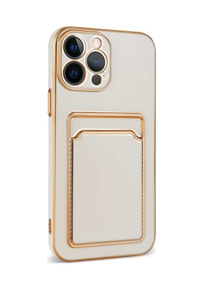 Apple Uyumlu  iPhone 12 Pro Max Kilif Zore Bark Kartlikli Kapak 561135001