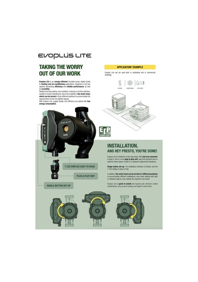 Dab Evoplus Lite 120/180-25 Fre. Kon. Pompa - 1''
