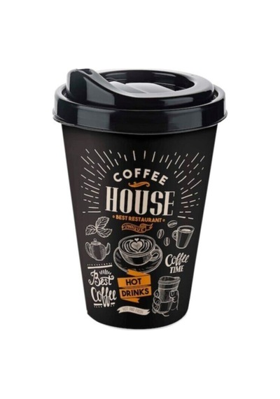 Titiz Coffee Bardak 400 Ml Siyah