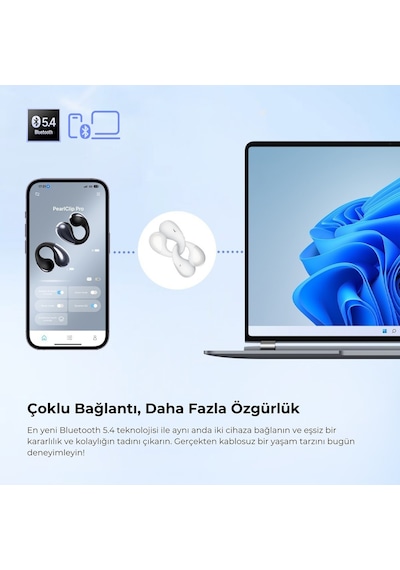 Soundpeats Pearlclip Pro Bluetooth 6.0 Kulak İçi Kulaklık