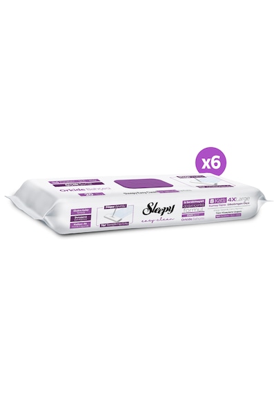 Sleepy Easy Clean Orkide Bahçesi Mopa Uyumlu Yer Temizlik Havlusu&Mendili 6x20 (120 Yaprak)
