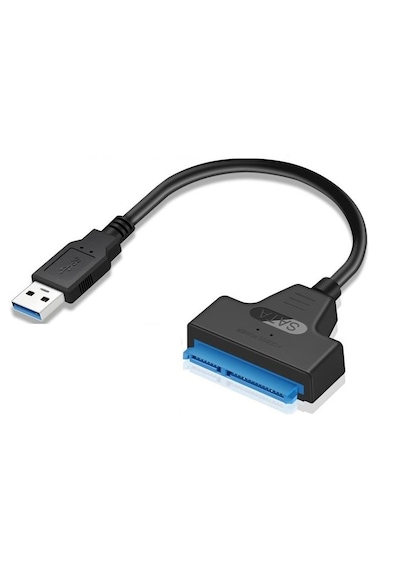 Usb 3.0 Yüksek Hızlı 2.5 Inç Sata Ssd Ve Hdd Harddisk Kablosu 0.25m