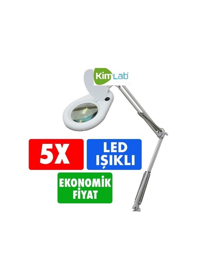 Masa Üstü Büyüteç 5X Büyütme