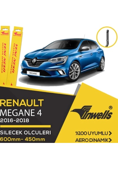 Renault Megane 4 İnwells Muz Silecek Takımı 2016-2018