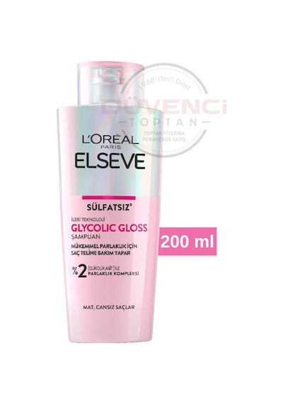 Loreal Paris Elseve Glycolic Gloss Sülfatsız Şampuan 200 ML