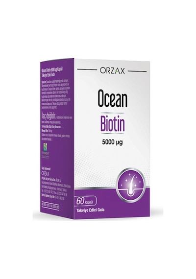 Orzax Ocean Biotin 5000 Mcg 60 Kapsül