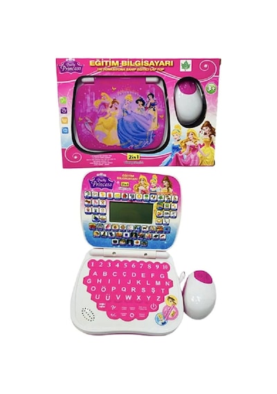 Eğitici Ekranlı Laptop Çocuk Bilgisayarı Mauslu