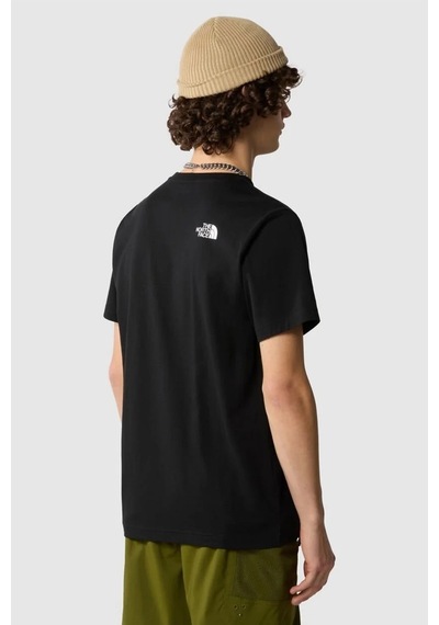 The North Face Erkek Tişört M S/S Sımple Dome Tee Siyah