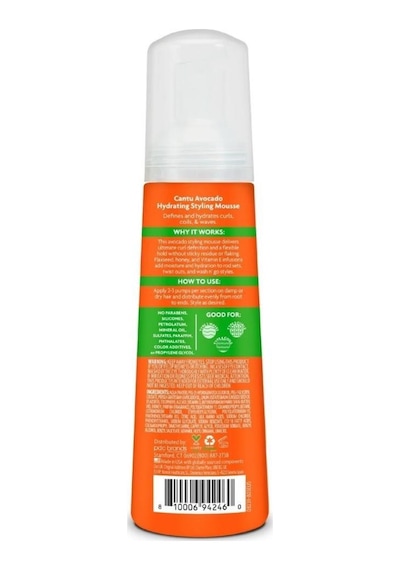Cantu Avocado Hydrating Kıvırcık Ve Dalgalı Saçlar İçin Nemlendirici Şekillendirici Saç Köpüğü 248 Ml