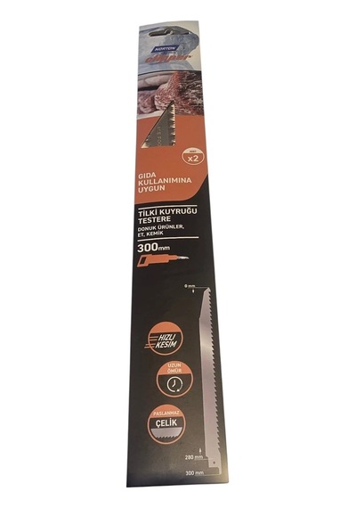 Norton S1207k Paslanmaz Tilki Kuyruğu (2'li) Et Ve Kemik Bıçağı 300mm