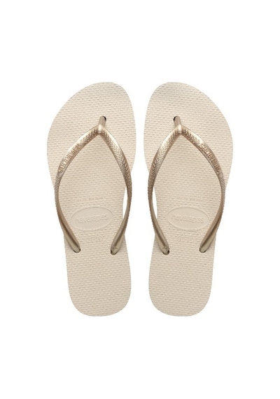 Havaianas Slim Flatform Kadın Parmak Arası Terlik - Açık Dore Altın 414453 0121