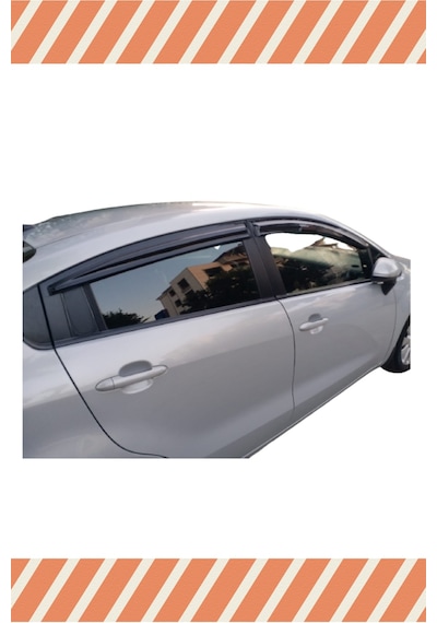 Kıa Rio Sedan 2011-2017 Modellerine Özel 4'lü Mügen Tip Cam Rüzgarlığı